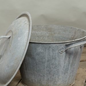 galvanized pot